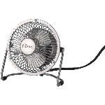 Mini-ventilateur individuel de 4 po en métal à 1 vitesse pour table