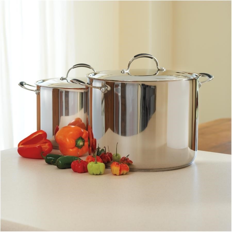 Cuisinière De Camping Jumbo 6 Pintes Basic Essentials - Acier Inoxydable - Neuve