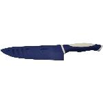 Couteau du chef de 8 po, bleu foncé