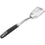 Spatule à fentes en acier inoxydable de 13,75 po, gris