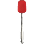 Spatule/cuillère en silicone de 29 cm, rouge