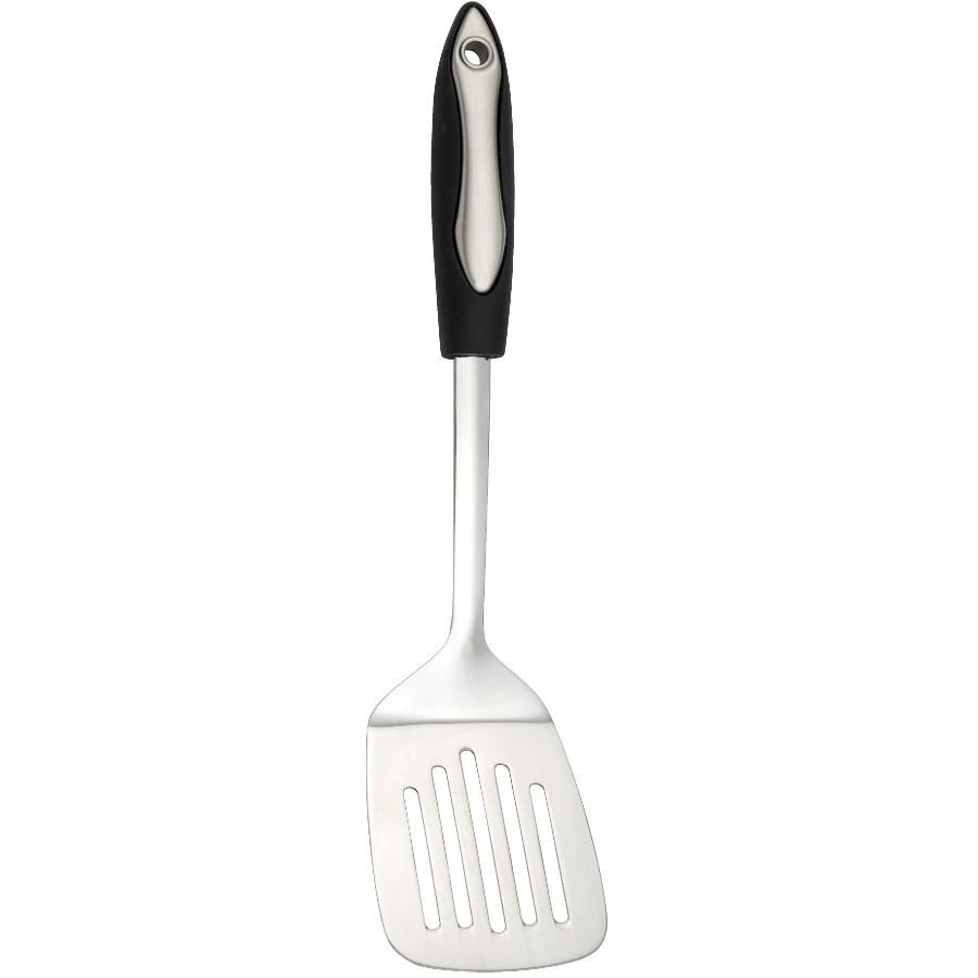 Spatule rainurée en acier inoxydable