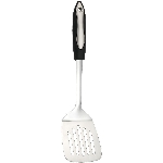 Spatule rainurée en acier inoxydable