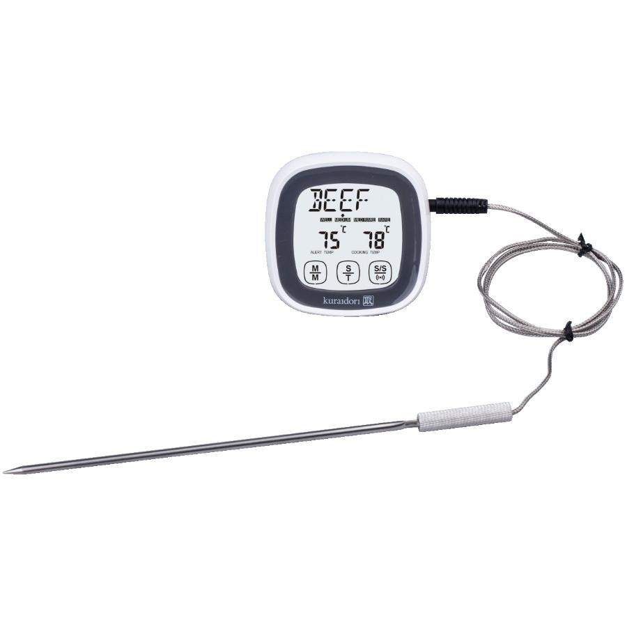 Thermomètre numérique à écran tactile pour viande