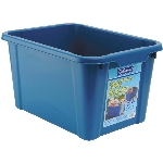 Bac de recyclage de couleur bleu, 21 po x 15 po x 12 po