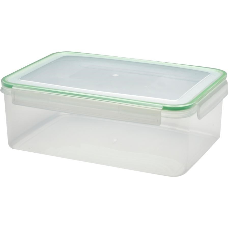 Contenant rectangulaire en plastique avec couvercle hermétique de 5,2 L