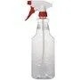 Bouteille transparente avec pulvérisateur, 1 L