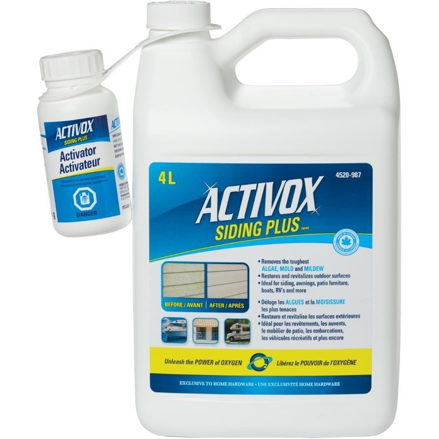 Nettoyant pour revêtement Siding Plus avec activateur Activox, 4L