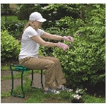 Banc/agenouilloir de jardin