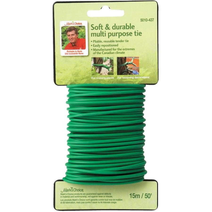 Attache souple pour plantes, 50 pi