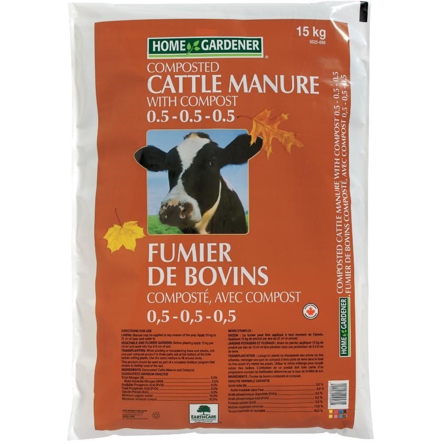 Fumier de bovins, 15 kg