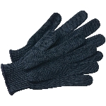 Paquet de 3 paires de gants en tricot de polyester robustes à taille unique pour hommes