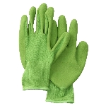 Gants de jardinage à extérieur en bambou et spandex enduits en mousse latex pour femmes, moyen