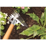 Binette de jardin en acier inoxydable, grand