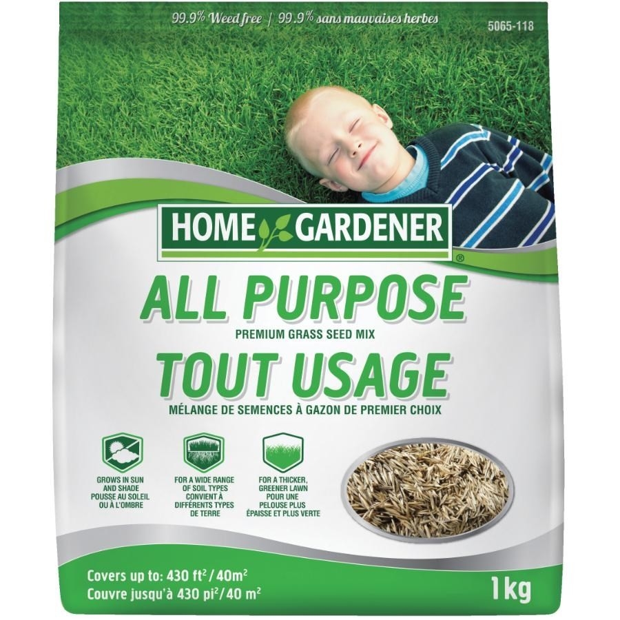 Semences tout usage pour gazon, 1 kg