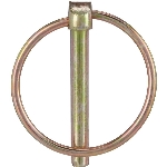 Cheville d'essieu plaquée zinc de 1/4 po x 1-3/4 po