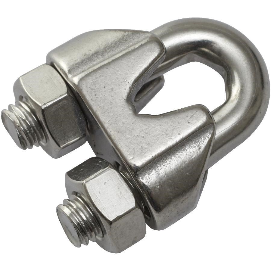 Serre-câble en acier inoxydable, 1/4 po