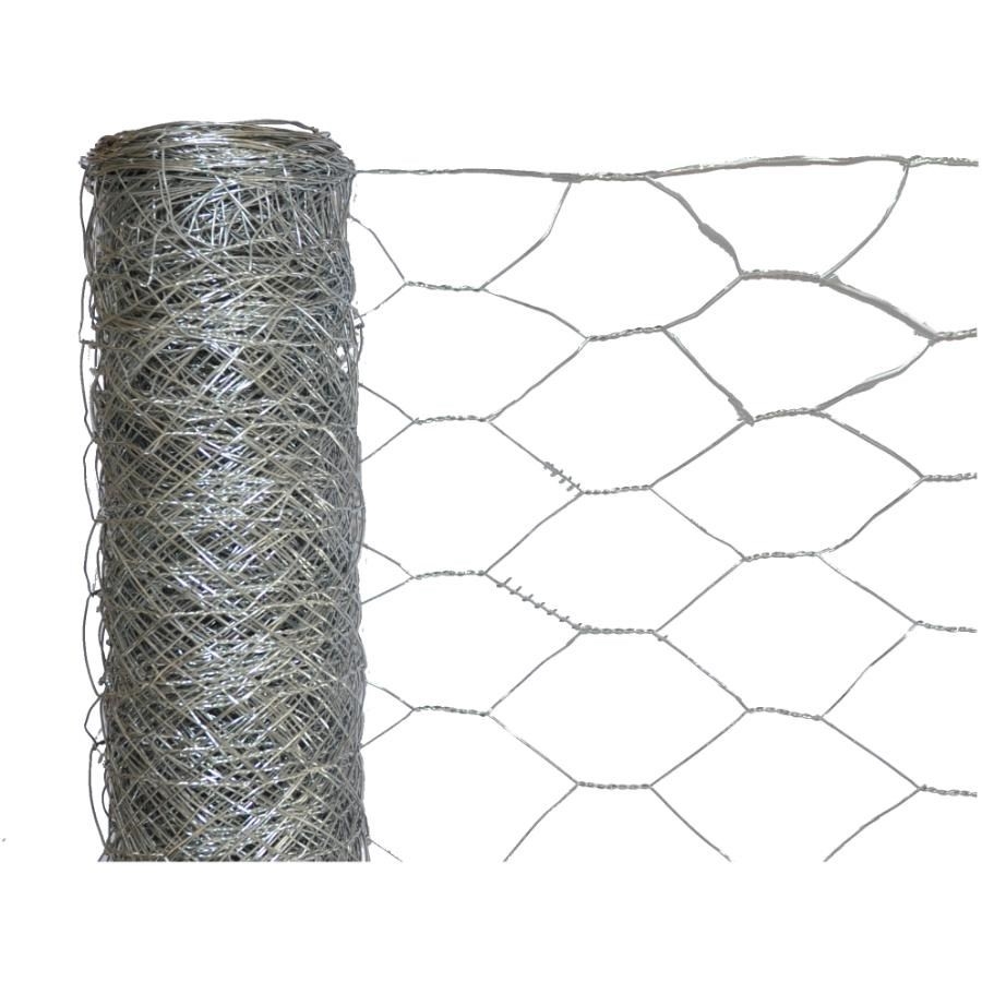Grillage à Poule Galvanisé Maille Hexagonale - 0.6mm - 1x0.35m - Pour Poulailler Et Clôture