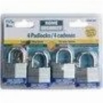 Paquet de 4 cadenas laminés de 1-1/2 po à clés identiques