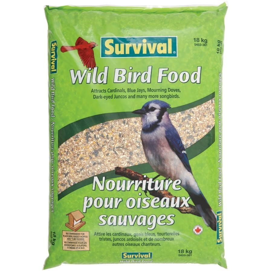 Graines pour oiseaux sauvages, 18 kg