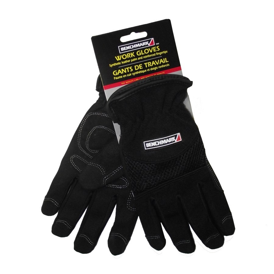 Gants de mécanicien en cuir synthétique de couleurs variées, tr