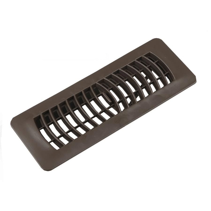 Grille de plancher brune en poly, 4 x 10 po