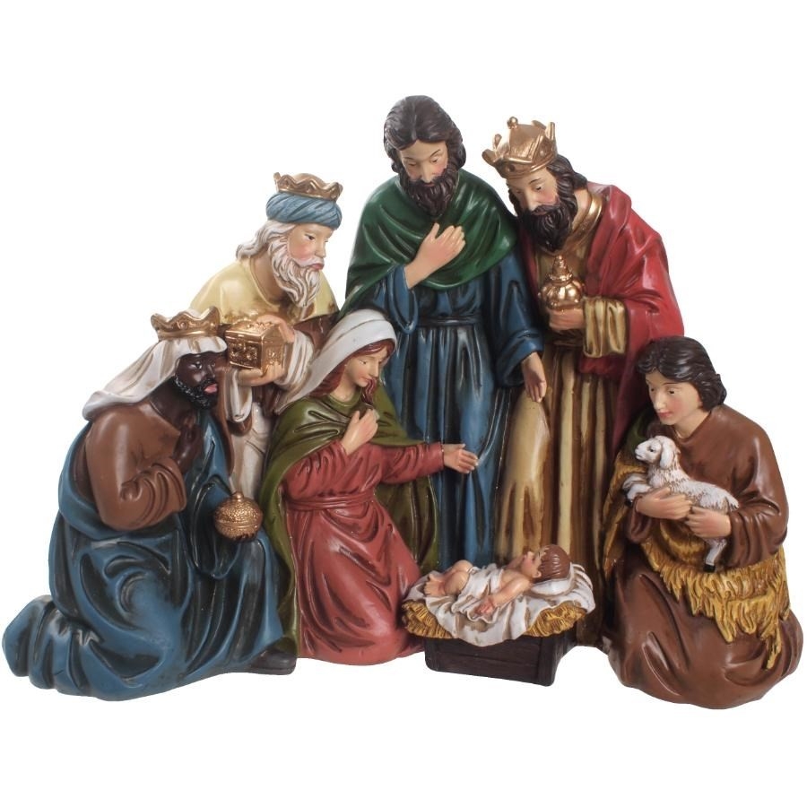 Mouton statuette crèche résine 16 cm | vente en ligne sur