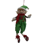 Elfe flexible de 18 pouces en peluche, figurines variées