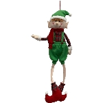 Elfe flexible de 34 pouces en peluche, figurines variées