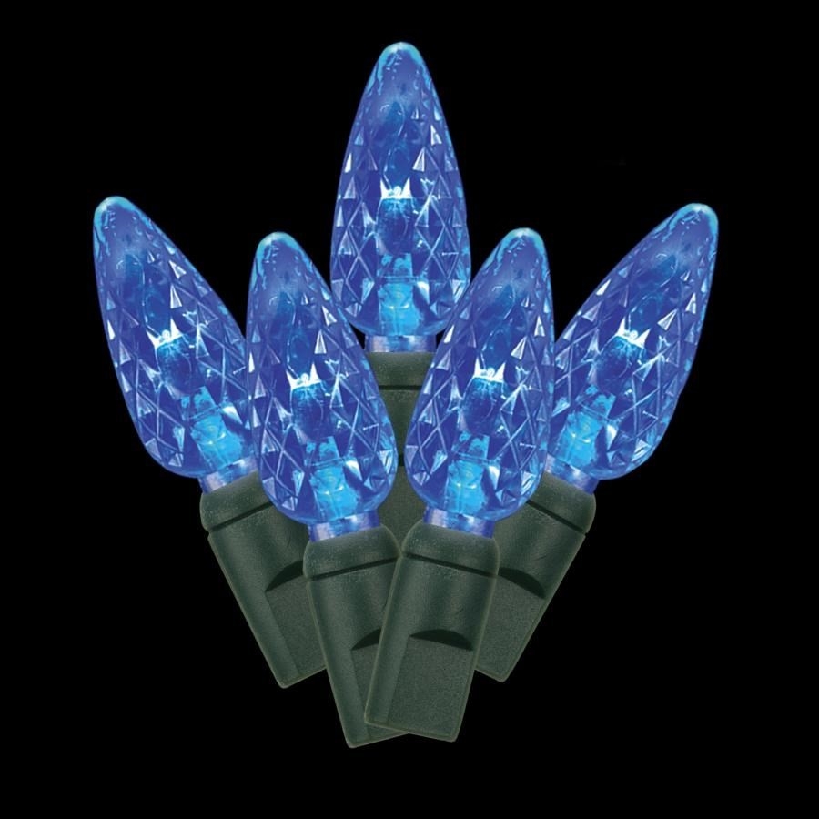 Lot De 5 Voyants (LED) Bleus 10mm Pour Tableau - Tension 120V AC/DC, Avec Fils