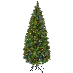 Arbre de Noël de 5 pi de style pin écossais, avec 150 lumières à DEL aux couleurs changeantes