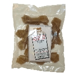 Paquet de 10 os en cuir naturel pour chien, 4,5 po