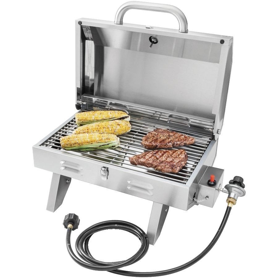 Barbecue de table au propane en acier inoxydable de 12,000 BTU, 208 po2