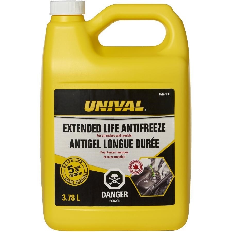 Antigel de radiateur longue durée universel, 3,78 l