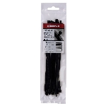 Paquet de 12 attaches de 7 po pour câble, noir