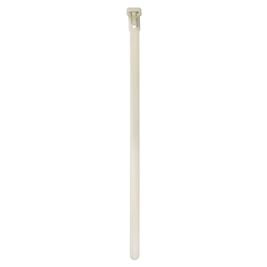 Paquet de 12 attache-câbles de 8 po, blanc