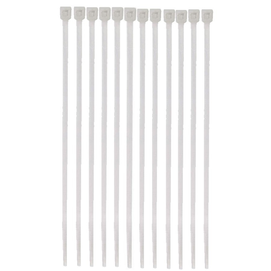 Paquet de 16 attache-câbles de 3-5/8 po, blanc