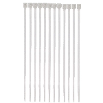 Paquet de 16 attache-câbles de 3-5/8 po, blanc