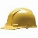 Casque de sécurité jaune à quatre points de type 2, homologué C