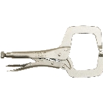 Serre-joint en C verrouillable de 11 po à pointes régulières