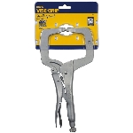 Serre-joint en C verrouillable de 11 po à pointes régulières