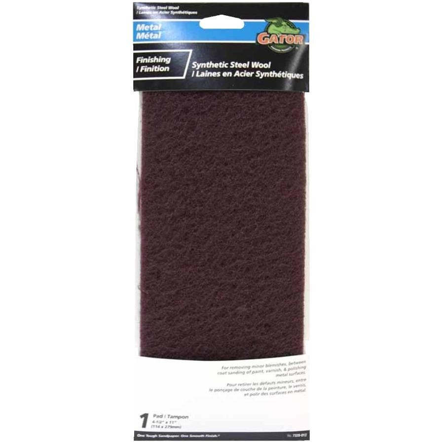 Tampon de finition pour le métal, 4-1/2 po x 11 po