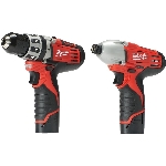 Ensemble combiné de 2 outils sans fil avec bloc d'alimentation de 12 V au lithium-ion