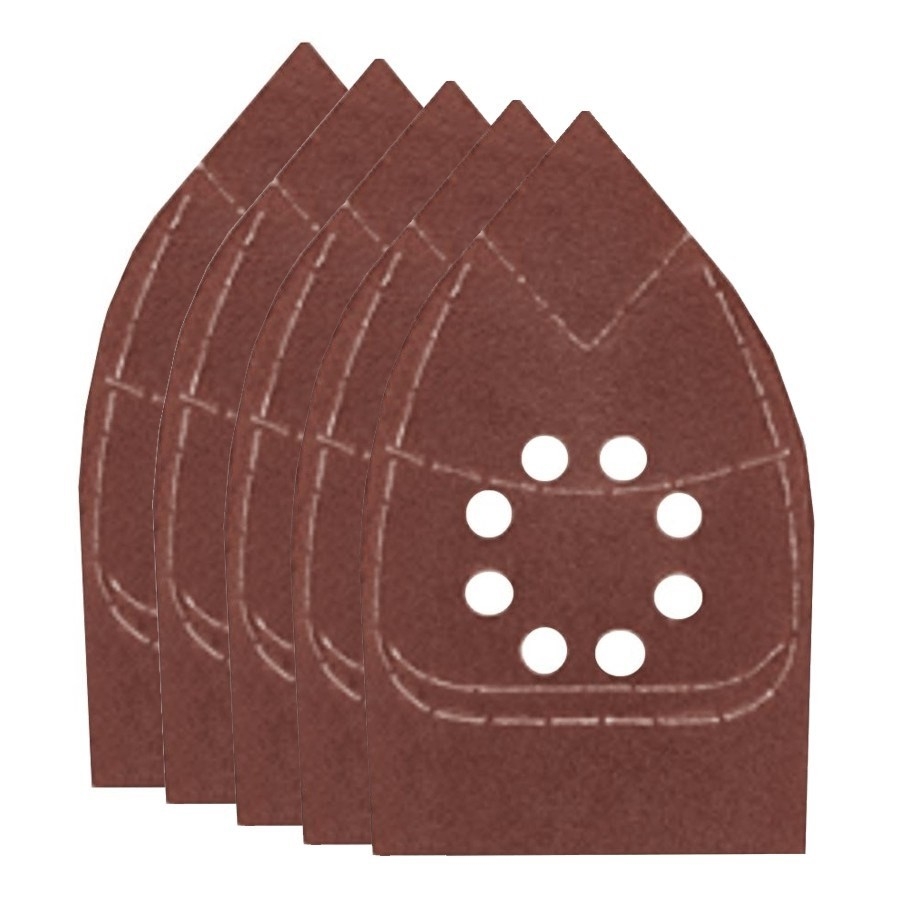 50 Feuilles De Ponçage Triangulaire En Papier De Verre, 4 Trous