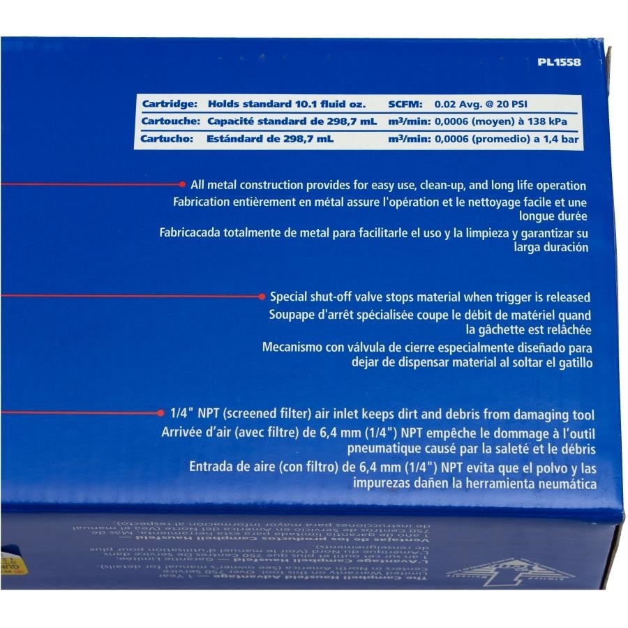 Pistolet À Calfeutrer Pneumatique, Applicateur Pneumatique À