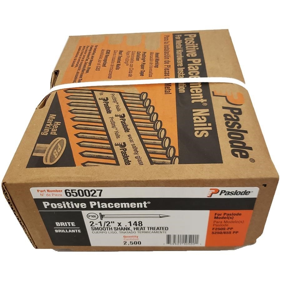 Clous Ronds CHALLENGE – 65 Mm (2 1/2''), Boîte De 225 G, Solides Et Brillants !