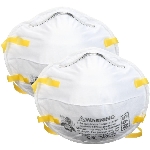 Paquet de 2 masques respiratoires pour ponçage et pose d'isolant en fibre de verre