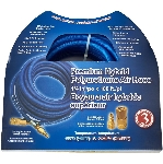 Tuyau à air en polyuréthane bleu de 1/4 po x 100 pi, avec raccord