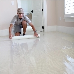 Pellicule protectrice en plastique pour tapis, 24 po x 50 pi