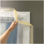 Ruban-cache à double face pour polyéthylène de 36 mm x 22,8 m